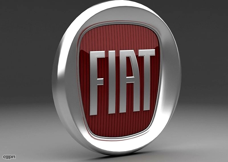 Fiat logo3d model