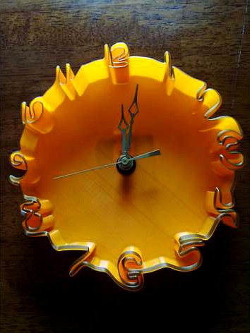 Wavy Clock by PlacidCat