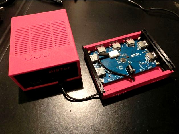 MiSTer Sidecar USB case add-on v1.1 for MiSTer - Case Universal by NegSol