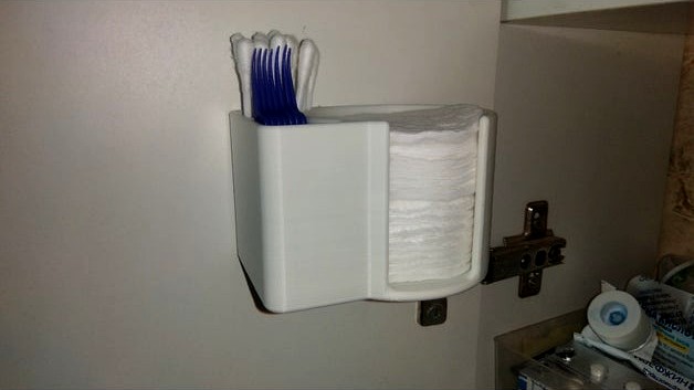 Cotton pad and swab holder by bigvlad