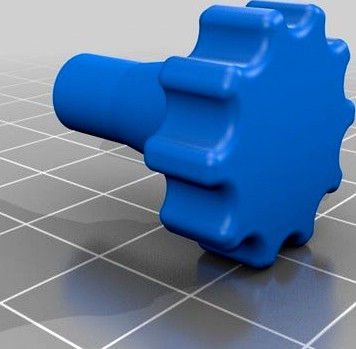 Hypercube Evolution Bed Leveling Knobs by 3dprtr