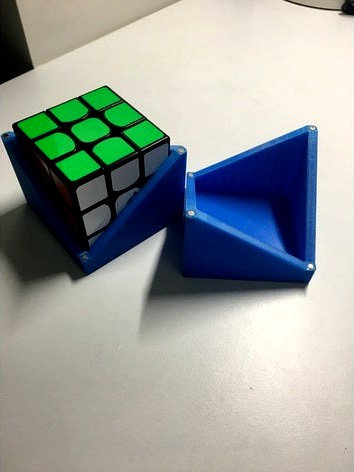 Rubik's cube storage box with magnets by Matrxi999
