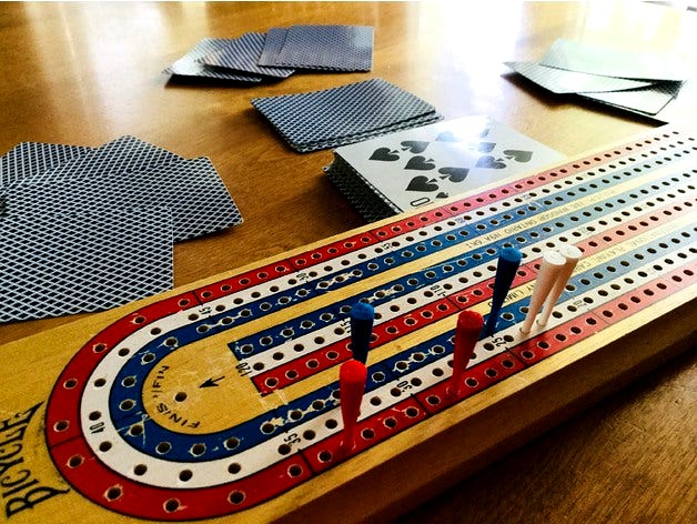 Simple Cribbage Peg by TheRedWaffle