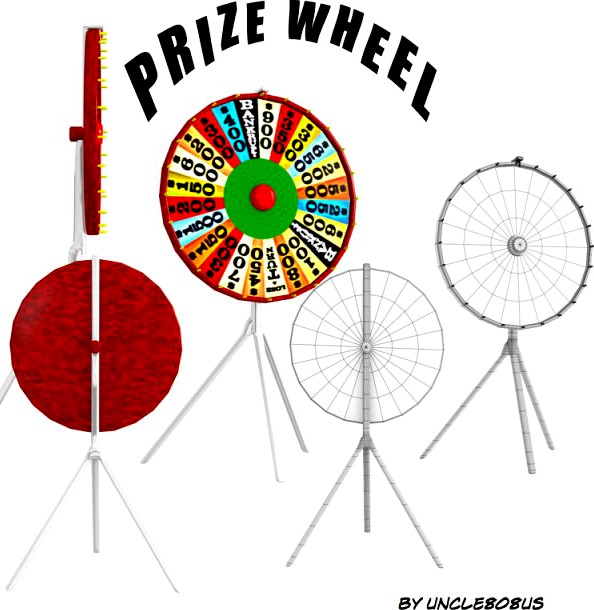 Prize Wheel 3D Model