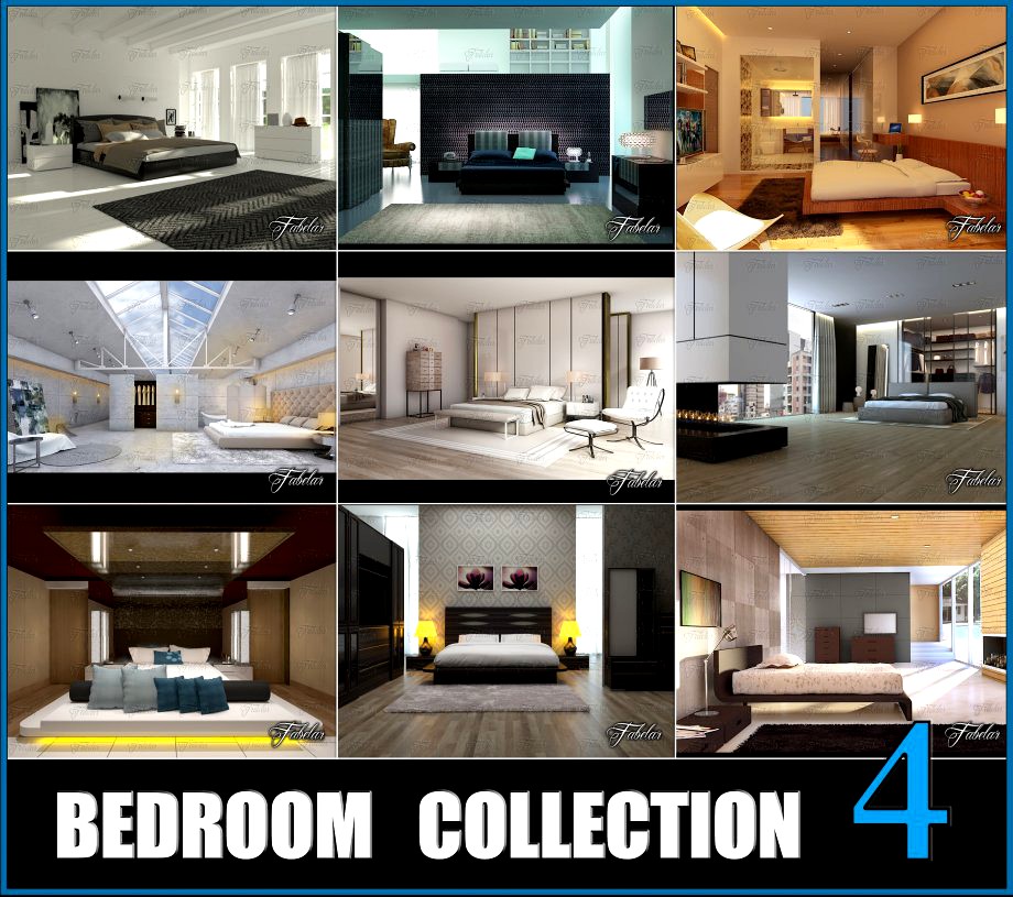 Bedrooms collection 43d model