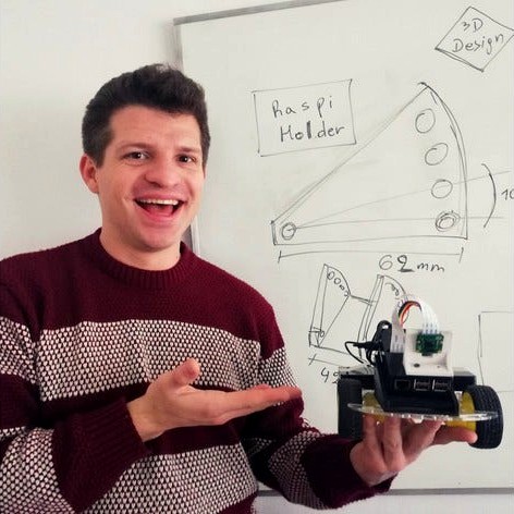 Raspberrypi Base with variable Angles by Konredus