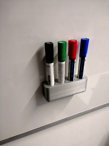 Magnetic holder for pens on the whiteboard - magnetischer Halter für Stifte am Whiteboard by rhonan