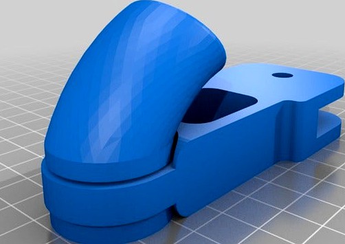 YAFG (Yet Another Filament Guide) for polycarbonate Tronxy P802D/Anet A8/Prusa i3 by crunchysteve