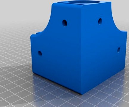 Printer Enclosure 3/4" PVC Corner Bracket  by Noah410