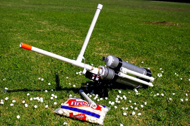 Full/Semi Auto Mini Marshmallow Gun - Compressed Air - 1 Week Classroom Project by Banana_Science