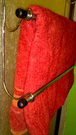 Towel Holder Tube Protector  by espinozar
