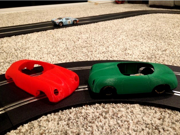 Porsche 356 Speedster Body Shell for Slot Car by UWcharlie1983