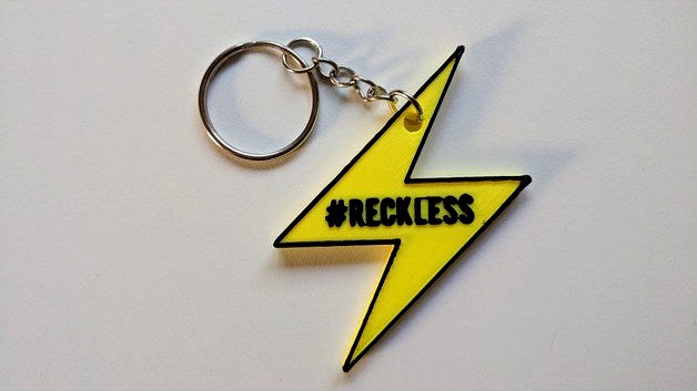 Lightning Network #Reckless Keychain by RickV3D