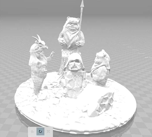Ewok Diorama by wholesalepcllc