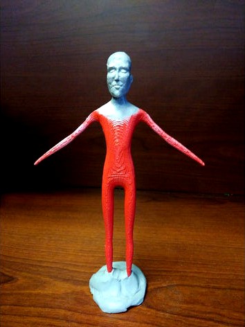 Female Humanoid Mache Sculpture Core by natmaxex