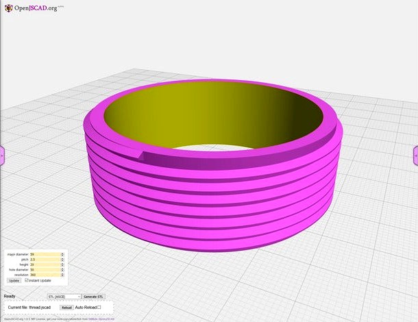 Parametric Thread by foxos