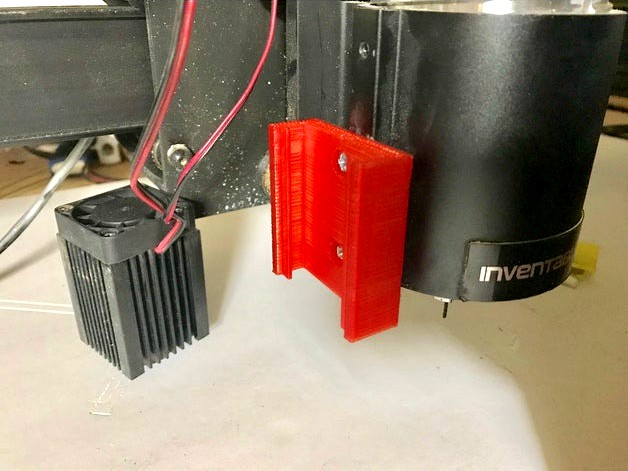 X-Carve Laser module mount  by roycemeredith