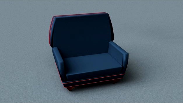 CONTEMPORARY LOUNGE CHAIR by bfkron