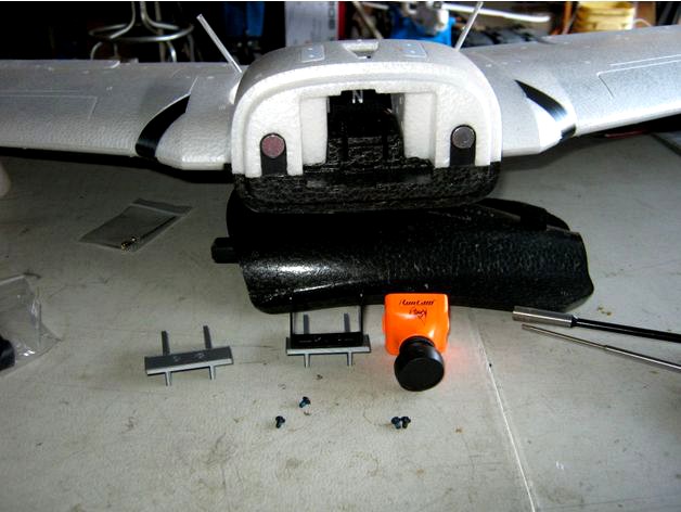 ZOHD Orbit FPV camera mount by Fyathyrio