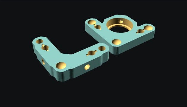 KM100 Kinematic Mirror Mount by karfes