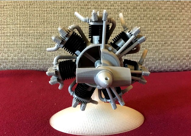 Radial engine printable by maiersbus