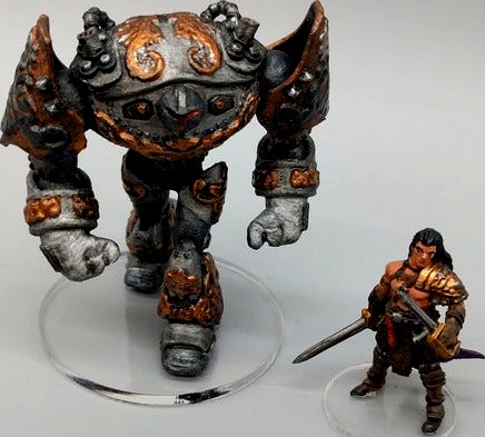 Dwarven Steam Golem (Remix) - 28mm Gaming by ecaroth