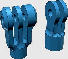 GoPro bracket by Plasticore