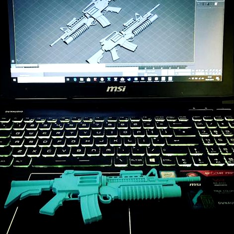 M4 A1 Grenade Launcher by ArchitectureKIT