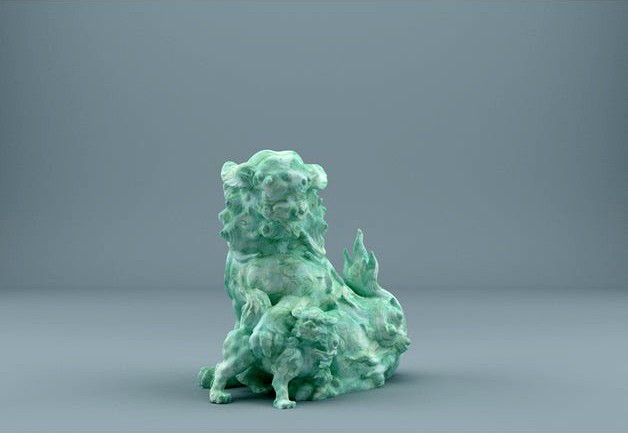 Komainu (Japanese Guardian Lion) by Mkvgz