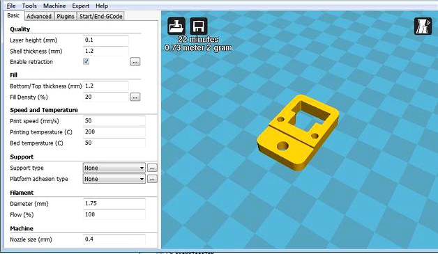 Y limit seat Alfawise U20 by 3DMakerES