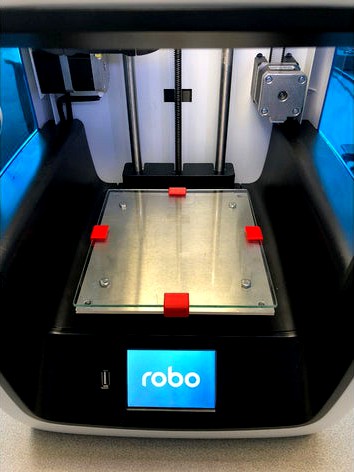 Robo3D C2 Glass Bed Clips by slarochelle0769