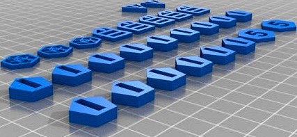 Netrunner Tokens by MichaelPollack