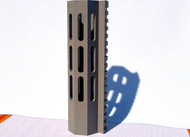 M-Lok Rail for Airsoft Gun by leppp01