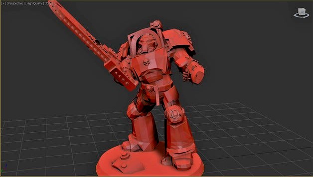 Blood Angels Terminator by Milhause