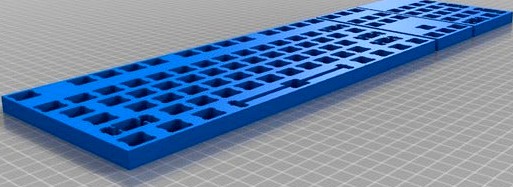 Fullsized Keyboard SPI Connection test by wuwica