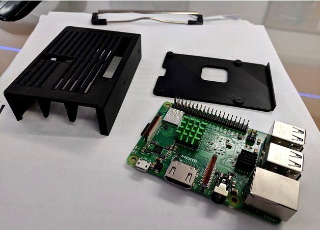 Raspberry Pi 3B+ Heatsink Case for Prusa mk3  by dghoti