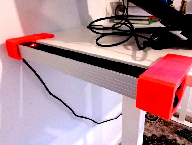 Extension Cord Table Mount by MakingInfraviolet