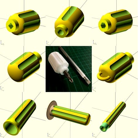 Customizable Universal Handle by kijja