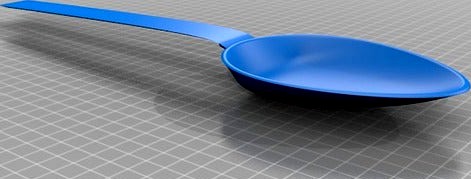 Plastic Spoon by nuggyblake