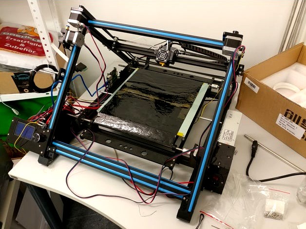 Affordable Open Source Belt 3D-Printer  by hubinio