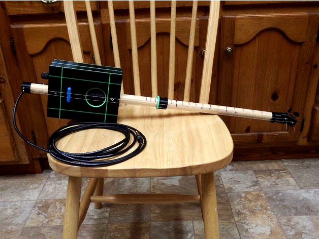 2 String Diddley Bow (Electric Optional)  by chuckbobuck