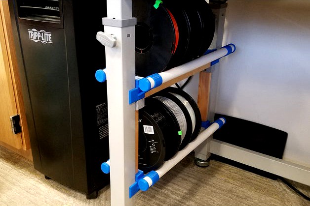 PVC Spool Rack by doguri