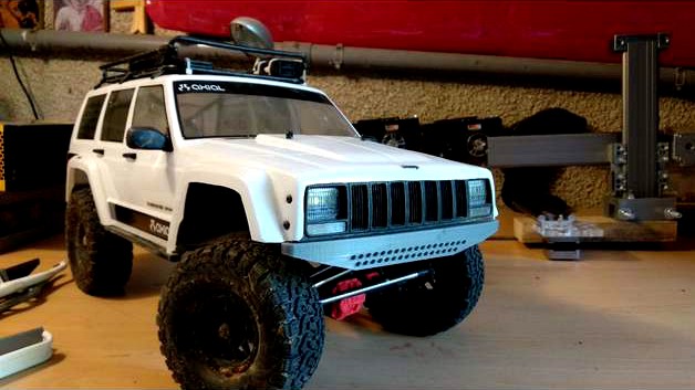 NEW bumper AXIAL SCX10 II (2) (AX31392 and AX31393 substitute) by bricoletout