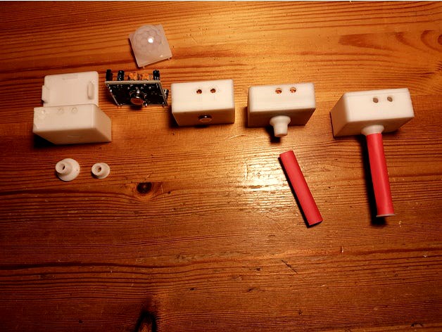 PIR Sensor Box for small detection angles  by PrinGer