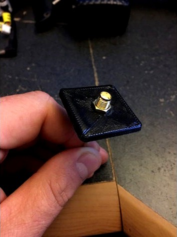 SMA Antenna Mounting Plate by rehatiel