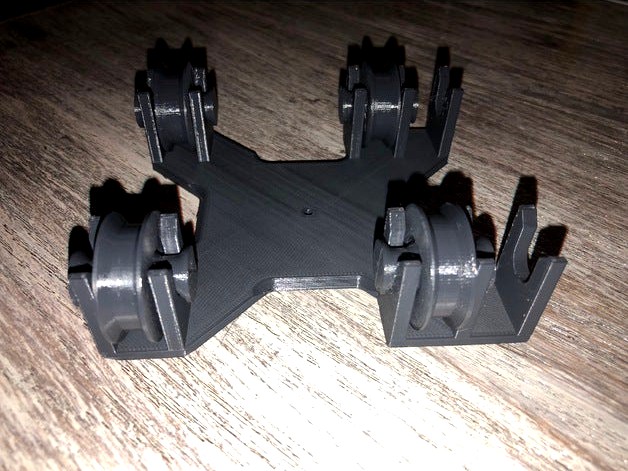 Wide and Narrow Spool Holder Base for PRUSA Lack Table Enclosure by klkrause