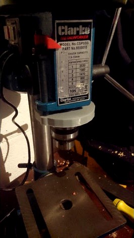 Depth Stop for Clarke CDP5 Drill Press by wilbo