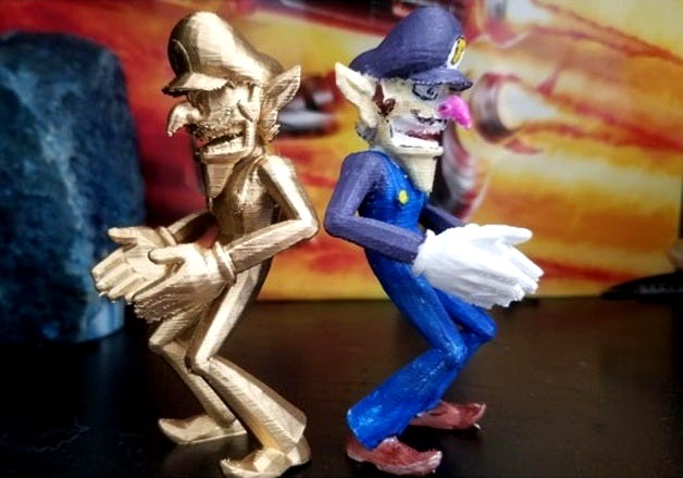 Waluigi (Multiple Poses) by Crymsin
