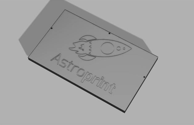 Astrprint Logo back lid. by IIZEROXII