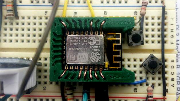 Socket ESP8266 (ESP12E) by fandres7_7